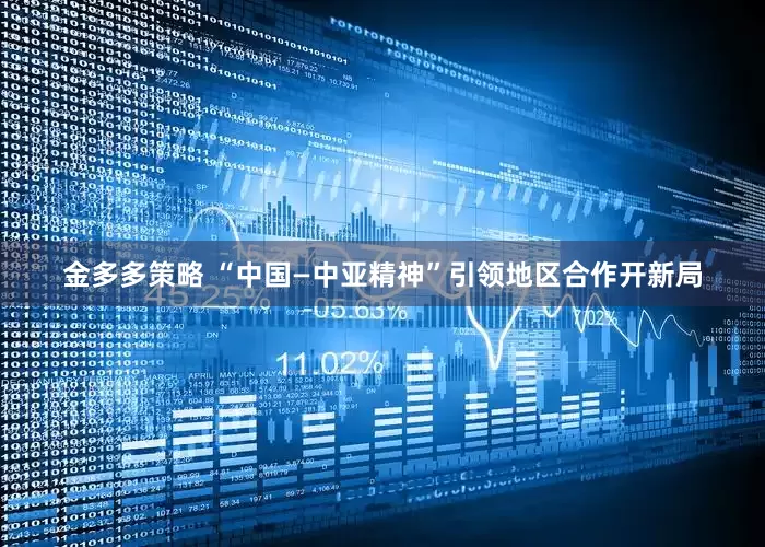 金多多策略 “中国—中亚精神”引领地区合作开新局